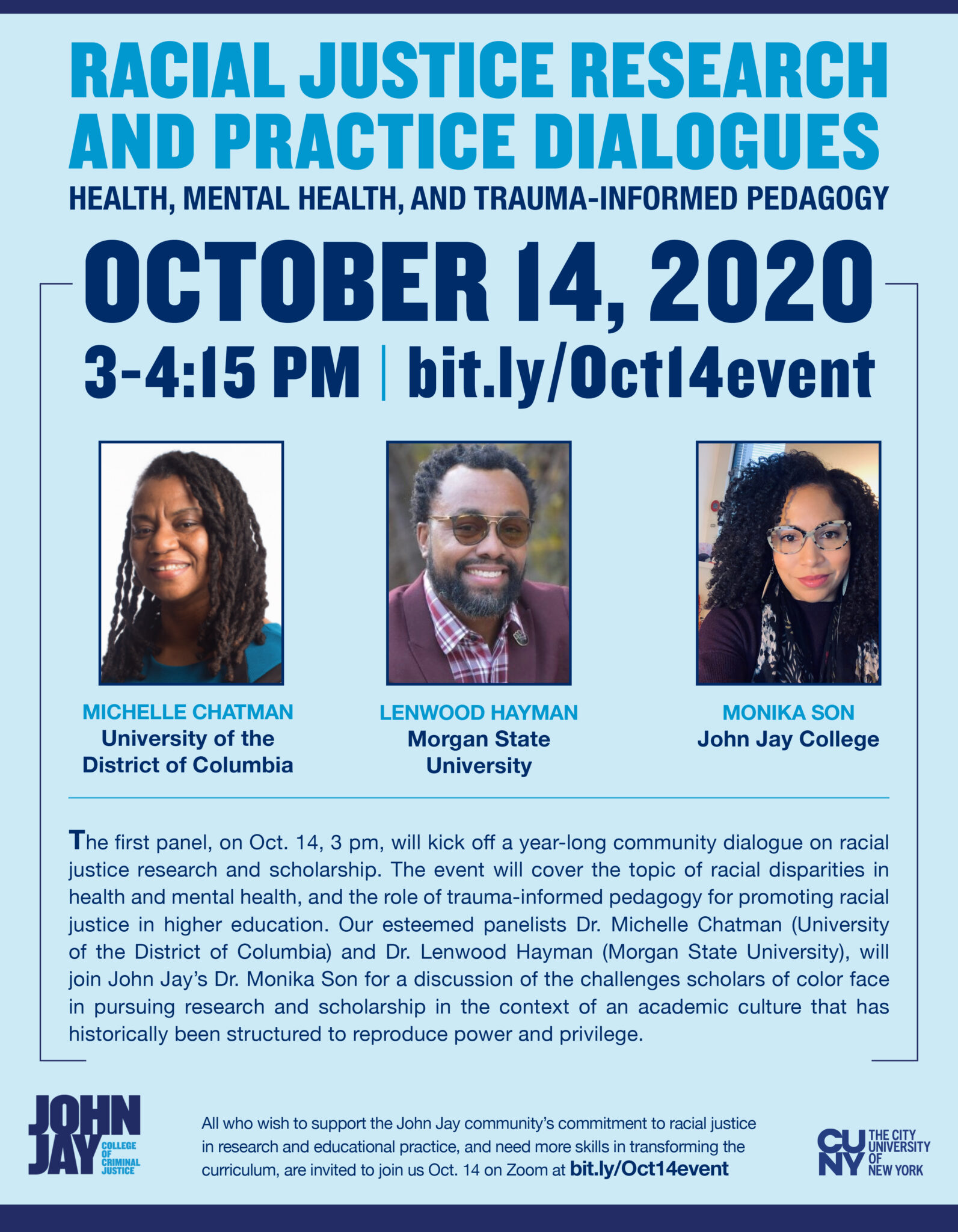 Racial Justice Research and Practice Dialogues 2020-23 – John Jay Research